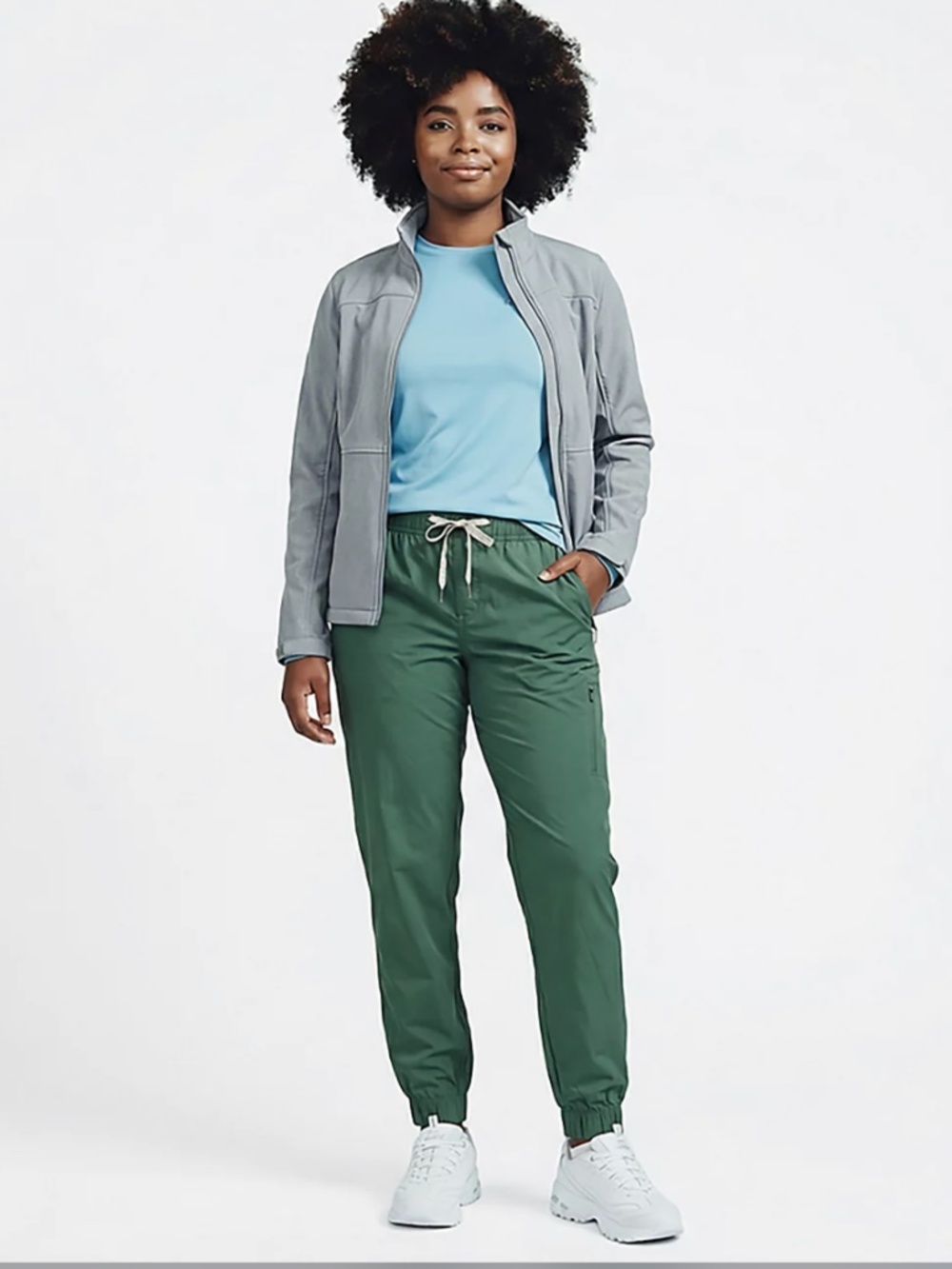 Magellan Outdoors Women's Hickory Canyon Duck Green Jogger Pants Size Small